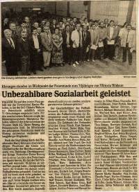 1990-Ehrungen der Vereinsmitglieder- im Kasino Wehofen-